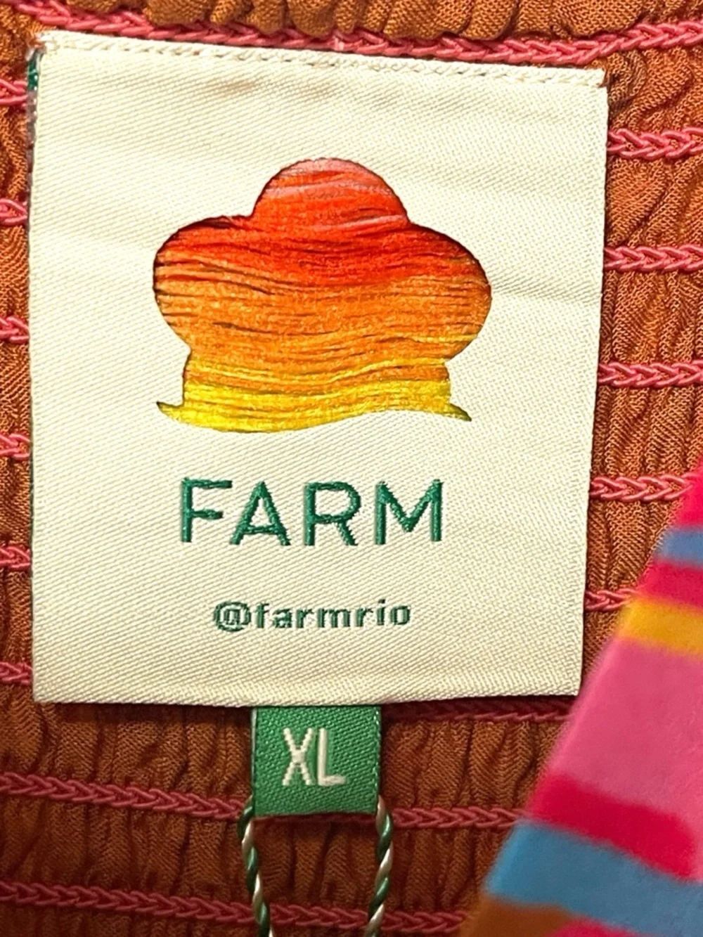NWT FARM RIO Fruit Salad Ruffle Tiered Maxi Dress XL - Picture 6 of 10